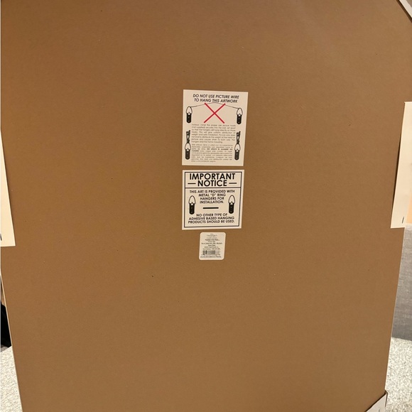 Ocean abstrac frame Wall poster print blue - Picture 8 of 8